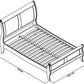 AVORIO 135CM PANEL BEDSTEAD