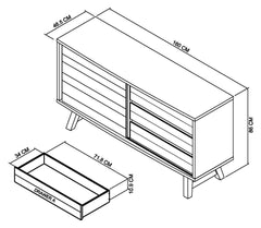 SATURN WIDE SIDEBOARD