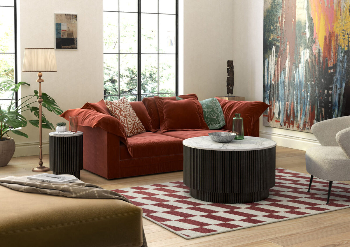 DARWIN 80CM ROUND COFFEE TABLE