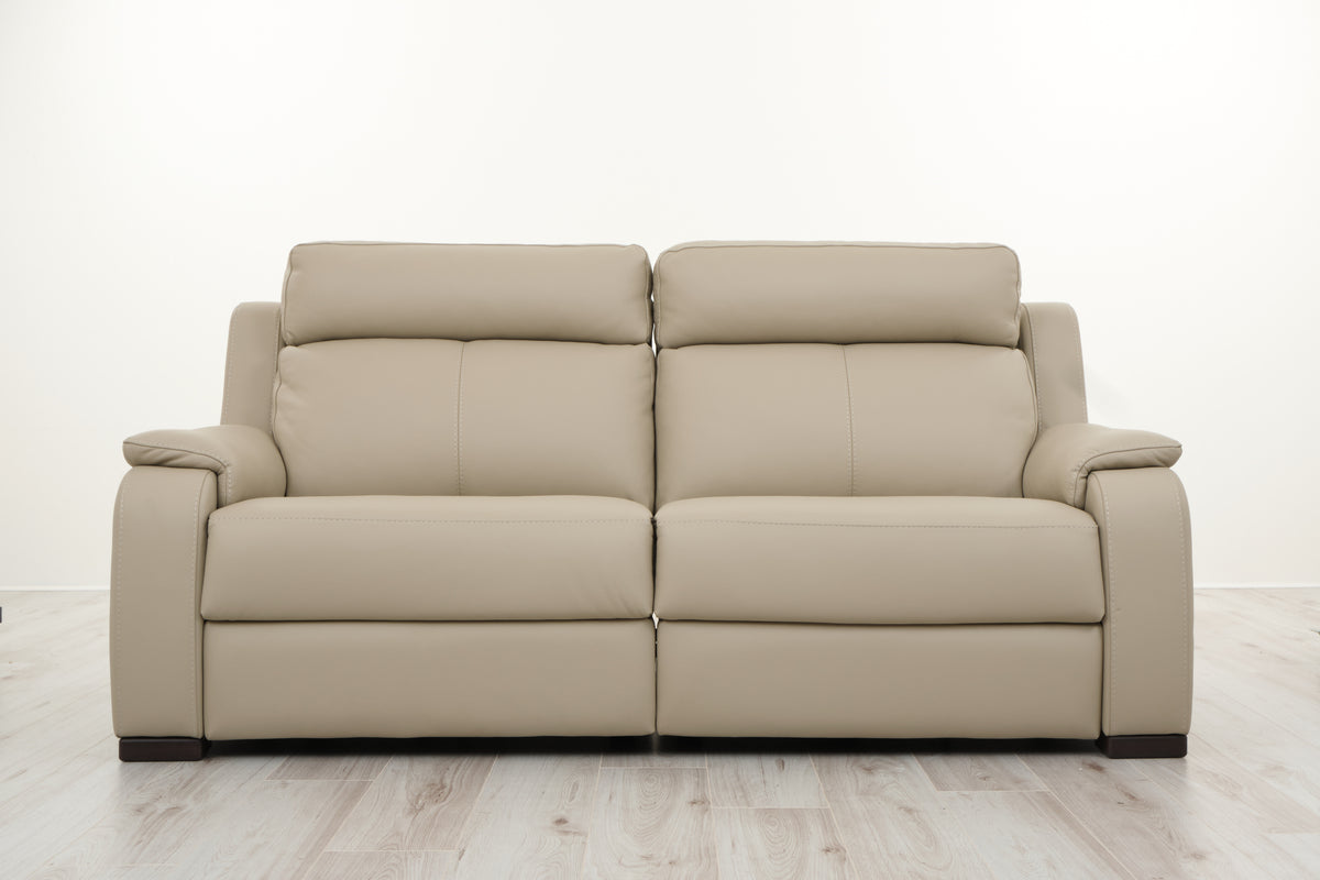 OTTO 154CM LEATHER FIXED SOFA