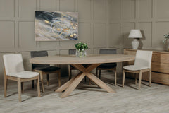 SANTORINI 235CM OVAL DINING TABLE