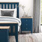 TOULOUSE 3FT SLATTED BED  NAVY