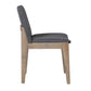 SANTORINI DINING CHAIR DARK GREY