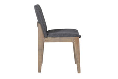 SANTORINI DINING CHAIR DARK GREY