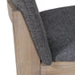 SANTORINI DINING CHAIR DARK GREY