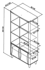 PRESTON DISPLAY UNIT