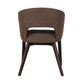 MIKA DINING BROWN CHAIR