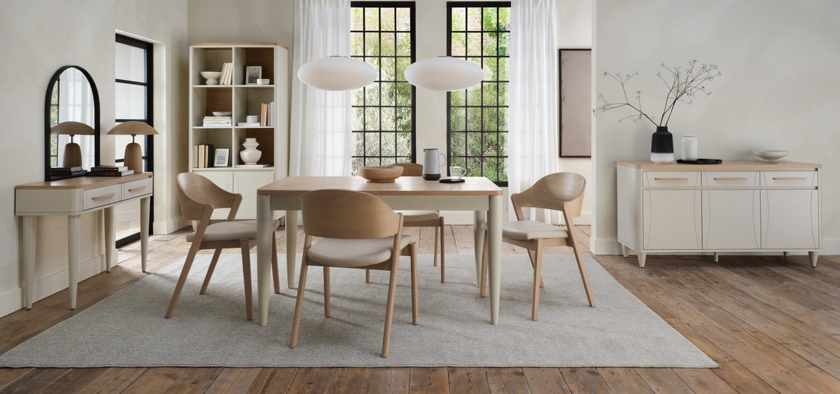 PRESTON PLY BACK DINING CHAIR - IVORY BONDED LEATHER
