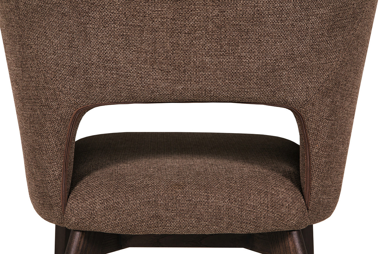 MIKA DINING BROWN CHAIR