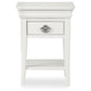 AVORIO 1 DRAWER NIGHTSTAND