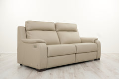 OTTO 154CM LEATHER FIXED SOFA