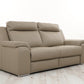 OVIEDO 206CM FIXED LEATHER SOFA