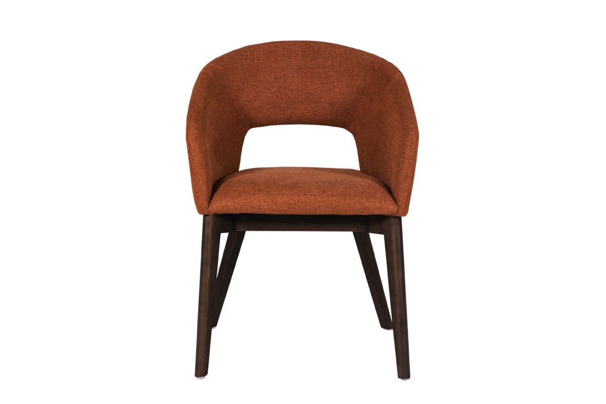 MIKA DINING RUST CHAIR