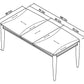 PRESTON 4-6 SEATER EXTENSION DINING TABLE