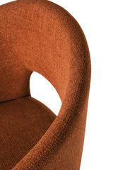 MIKA DINING RUST CHAIR