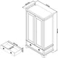 AVORIO DOUBLE WARDROBE