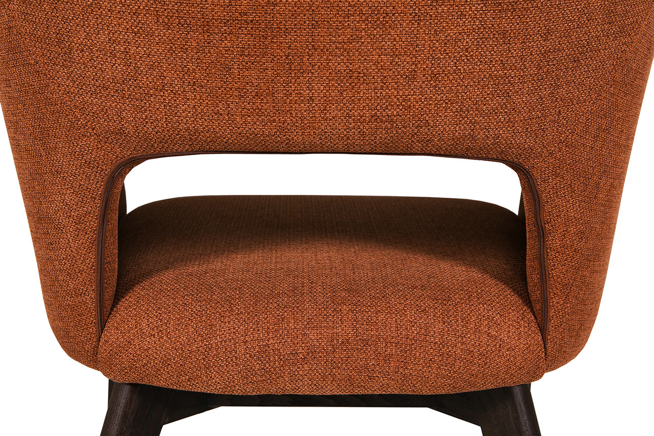 MIKA DINING RUST CHAIR