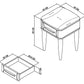 PRESTON LAMP TABLE