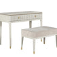 ROMA DRESSING STOOL STONE