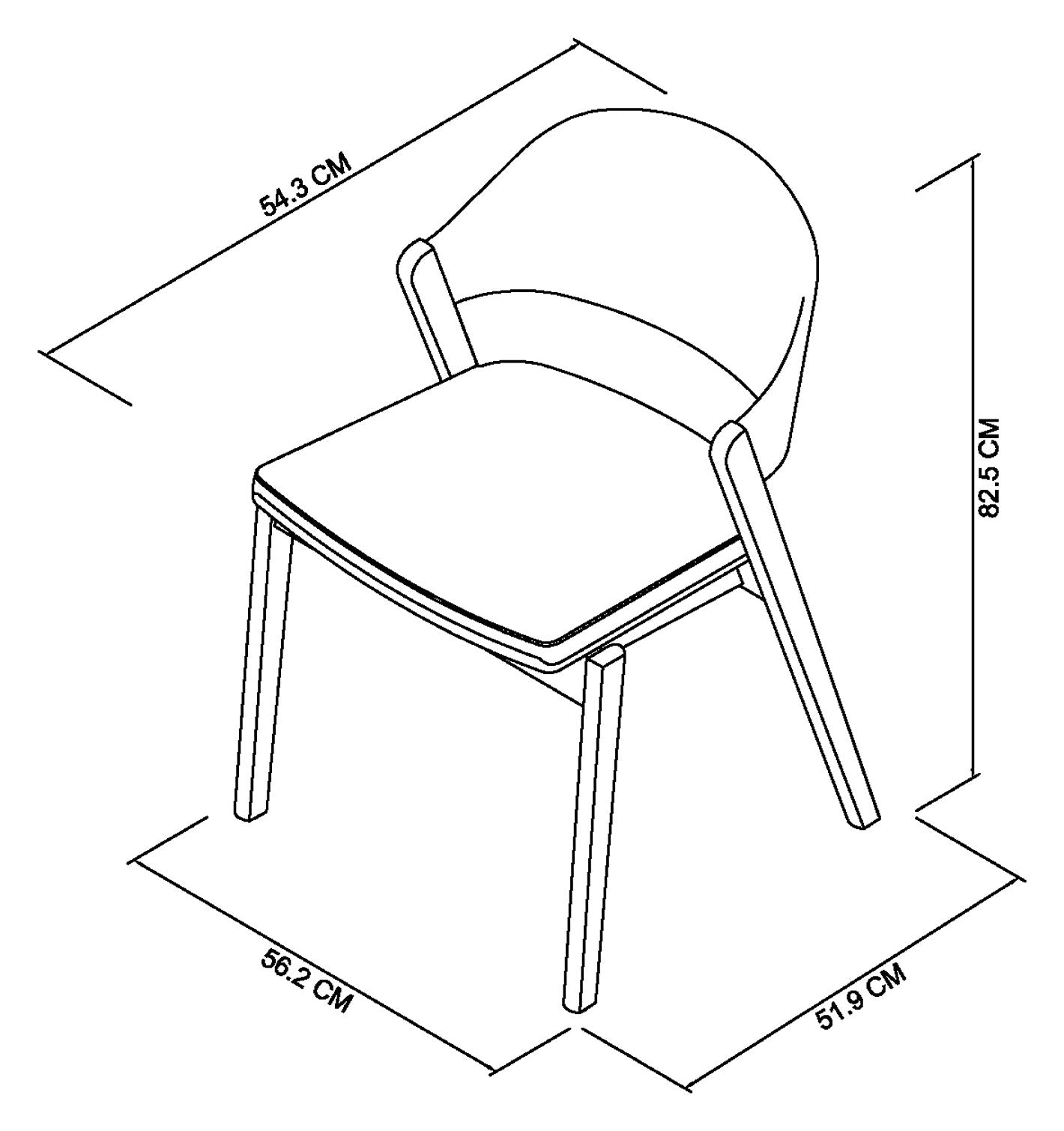 PRESTON PLY BACK DINING CHAIR - IVORY BONDED LEATHER