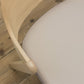 PRESTON PLY BACK DINING CHAIR - IVORY BONDED LEATHER