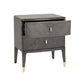 ROMA 2 DRAWER NIGHSTAND EBONY
