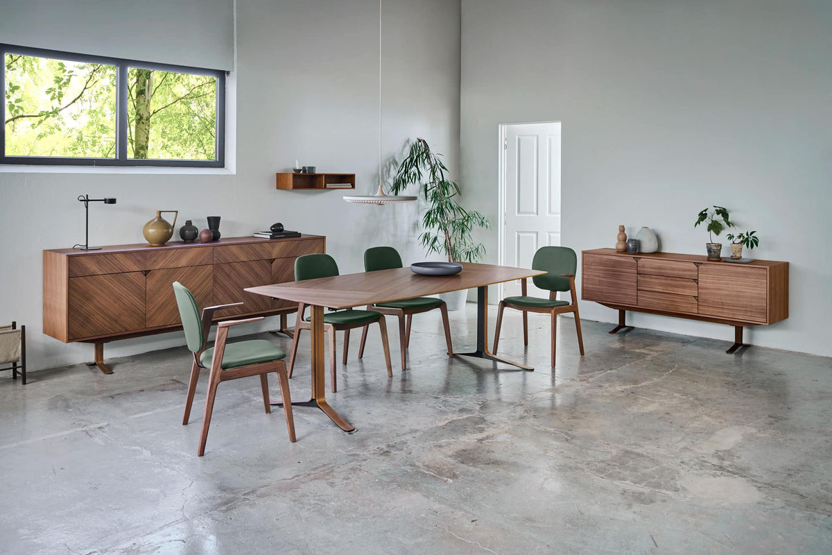 FUSION 220CM BOAT SHAPED TABLE