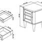 PRESTON 2 DRAWER NIGHTSTAND