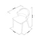 SATURN UPHOLSTERED CHAIR - RUST VELVET