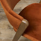 SATURN UPHOLSTERED CHAIR - RUST VELVET