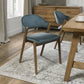 SATURN UPHOLSTERED CHAIR - AZURE VELVET