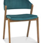 SATURN UPHOLSTERED CHAIR - AZURE VELVET