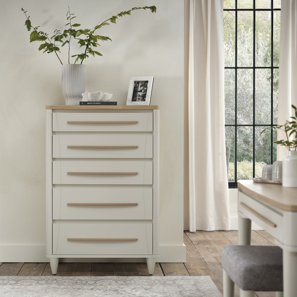 PRESTON 5 DRAWER TALL CHEST