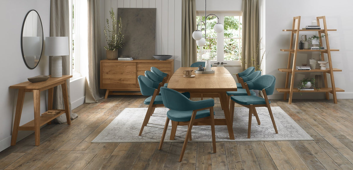 SATURN UPHOLSTERED CHAIR - AZURE VELVET