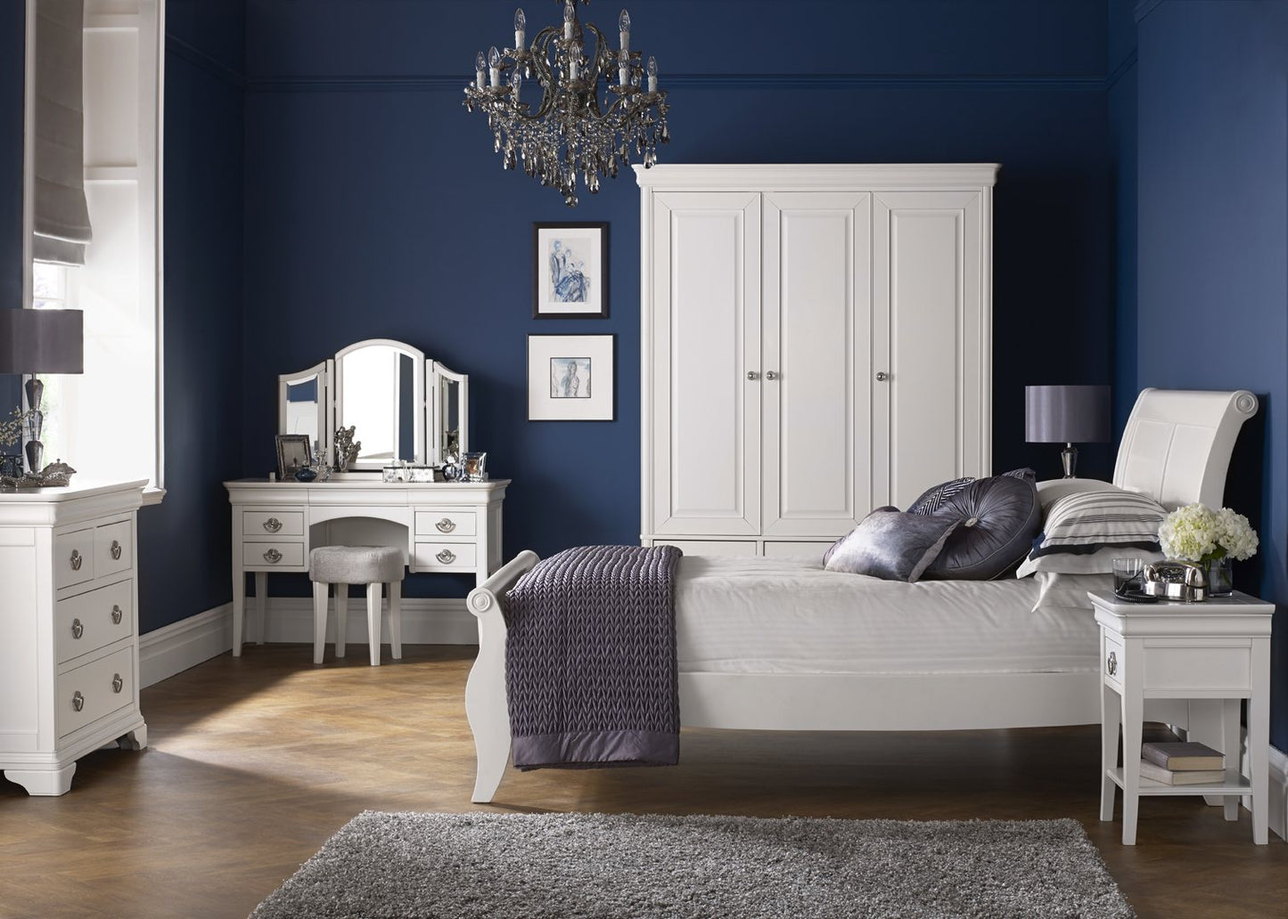 AVORIO 1 DRAWER NIGHTSTAND