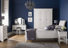 AVORIO STOOL - GREY FABRIC