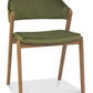 SATURN UPHOLSTERED CHAIR - CEDAR VELVET