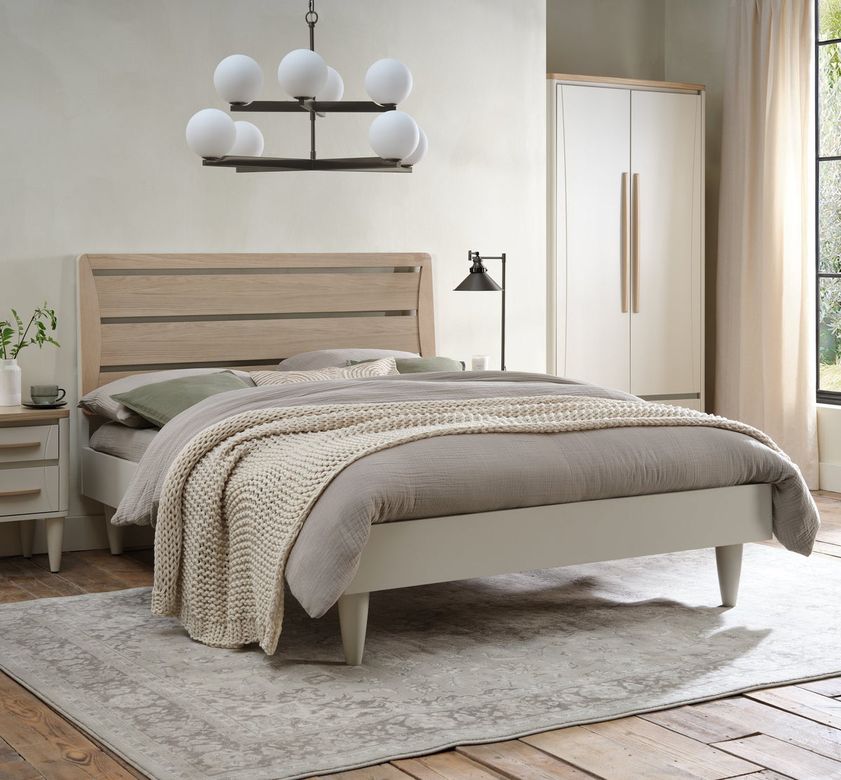 PRESTON 150CM SLATTED BEDSTEAD