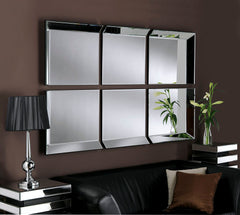 WALLIS 6 PANEL MIRROR