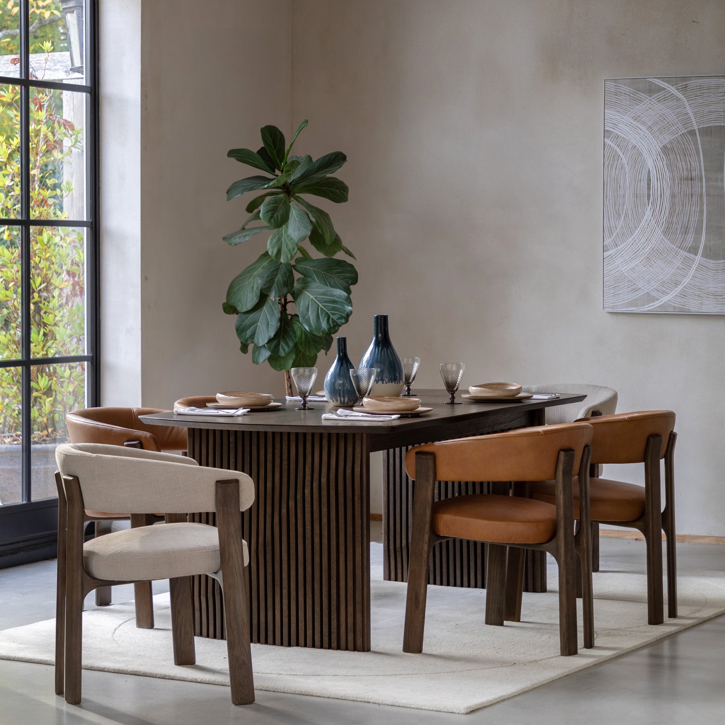 DINGLE DINING CHAIR LEATHER