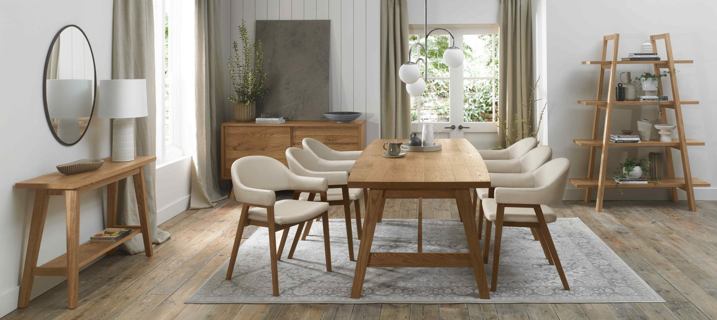 SATURN 6-8 EXTENSION DINING TABLE