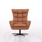 JACOB LEATHER SWIVEL CHAIR