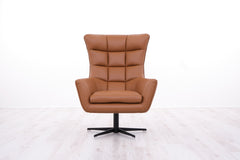 JACOB LEATHER SWIVEL CHAIR