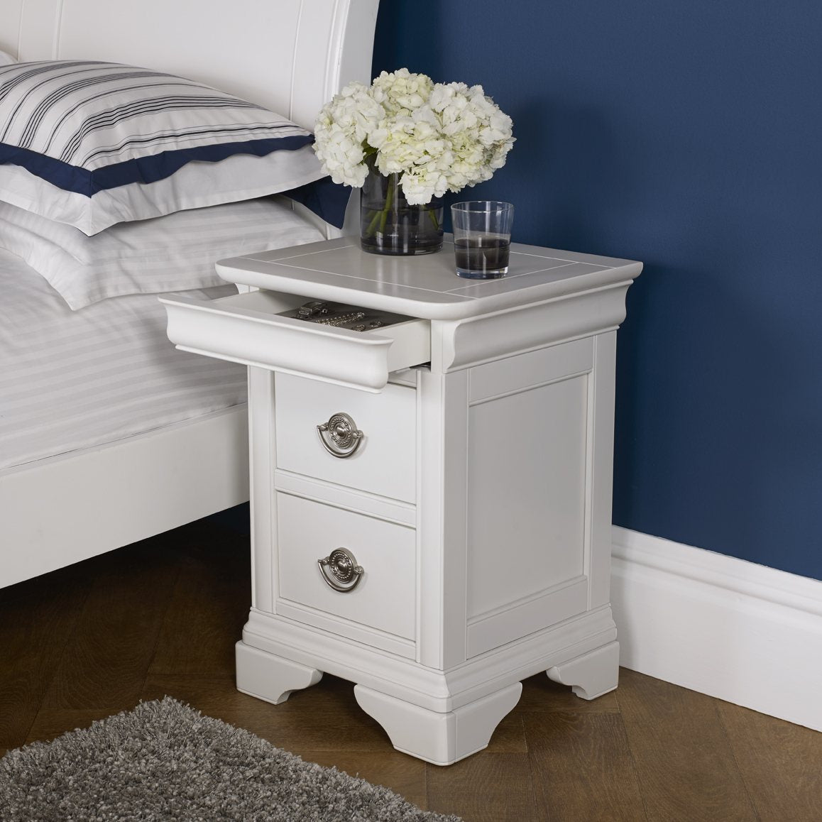 AVORIO 2 DRAWER NIGHTSTAND