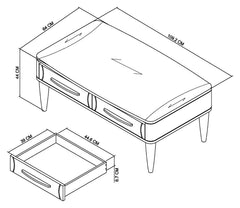 PRESTON COFFEE TABLE