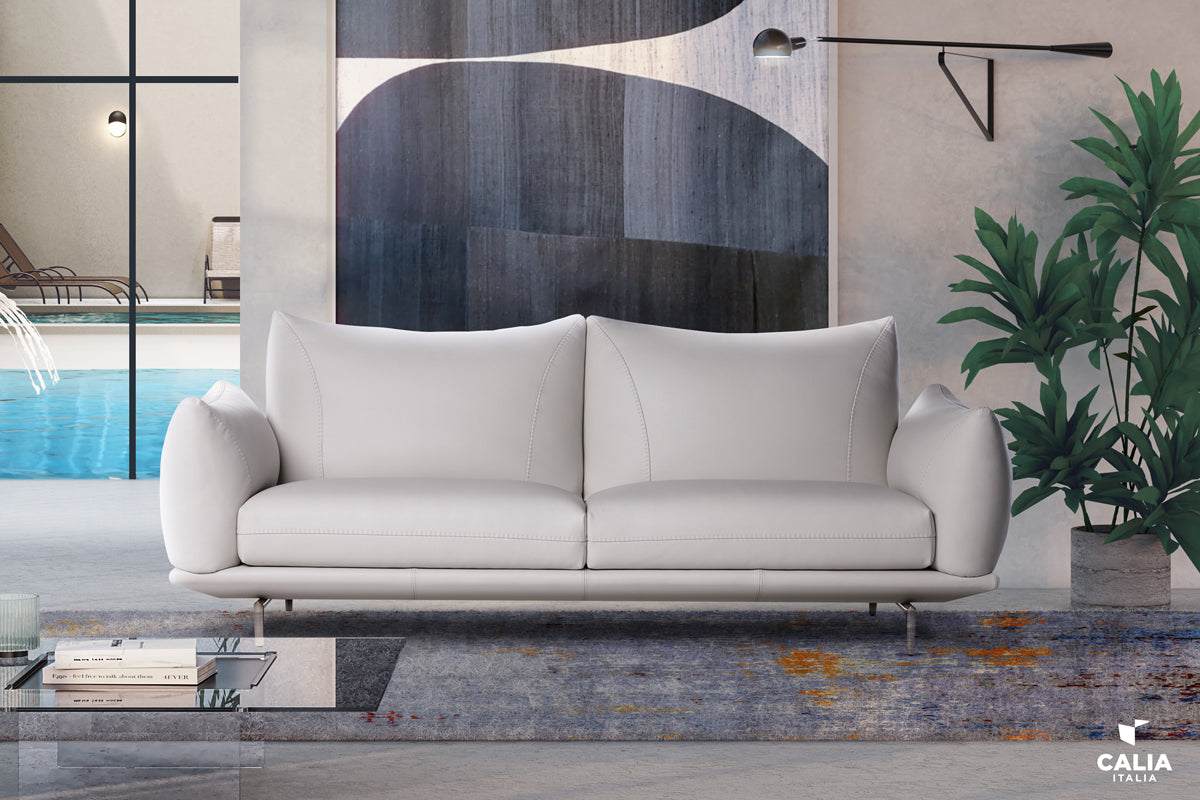 DRAGEES 225CM SOFA ITALIAN LEATHER