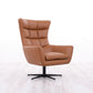 JACOB LEATHER SWIVEL CHAIR