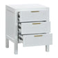 LLOYD 3 DRAWER LOCKER WHITE RATTAN