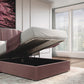 ROCHELLA 4'6 BEDFRAME ELECTIRC OTTOMAN