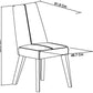 BENNETT UPHOLSTERED CHAIR - BROWN BONDED LEATHER